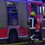 Lagerhalle in Brand